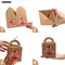 LOMIMOS 24PCS Christmas Bakery Boxes,Mini Kraft Cardboard Boxes for Cupcakes Cookies Brownies Donuts Dessert Gift-Giving Packaging